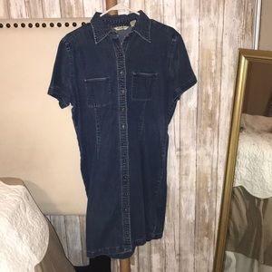 Jean dress with buttons